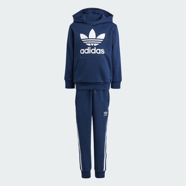 adidas Adicolor Hoodie Set Kids Blue adidas UK