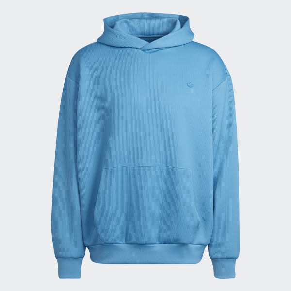 Blau adicolor Trefoil Plissé Hoodie R0817
