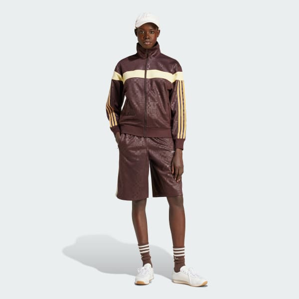 Brown '80s Capri Shorts