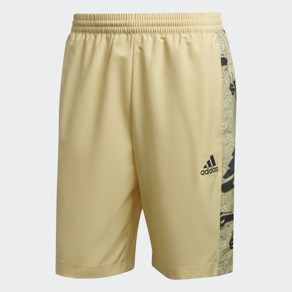 Amarelo Shorts Malha Essentials BrandLove R0964