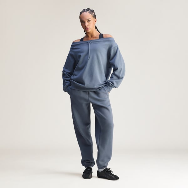 Black adidas by Stella McCartney 루즈 스웨트 팬츠