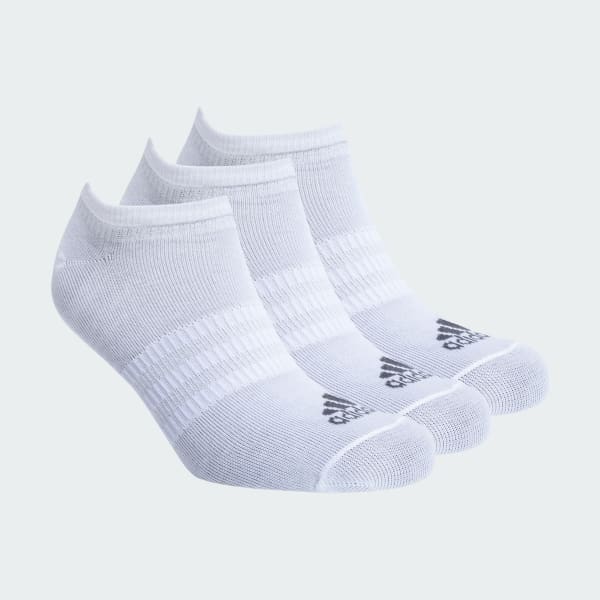 White Thin and Light No-Show Socks 3 Pairs