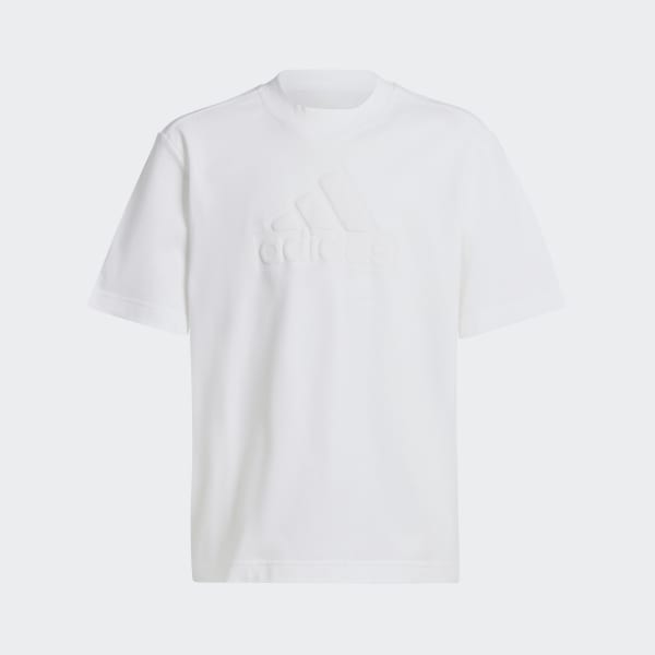 Blanc T-shirt Future Icons Logo Piqué