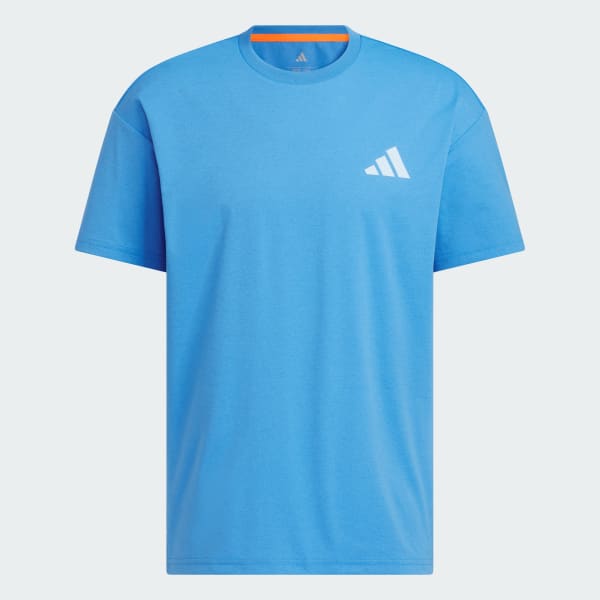 Bleu T-shirt graphique Xploric Climacool