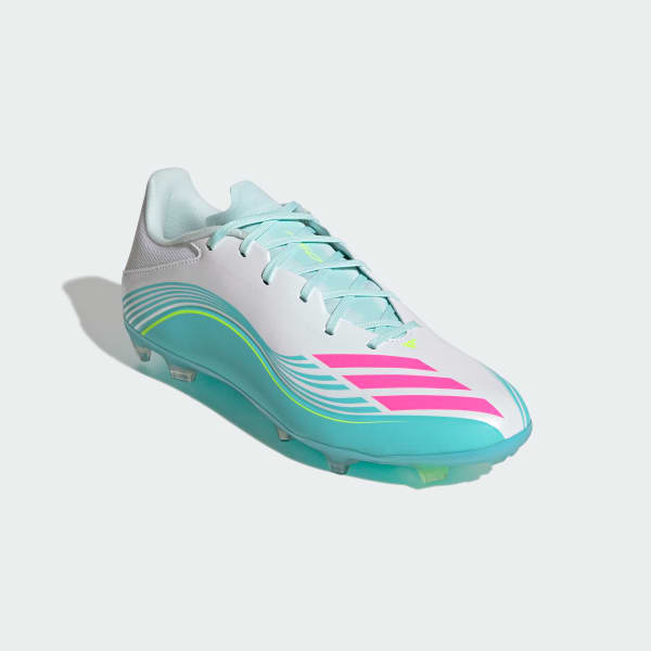 Blanco Zapatos de Fútbol F50 MESSI LEAGUE Terreno Firme/Multiterreno