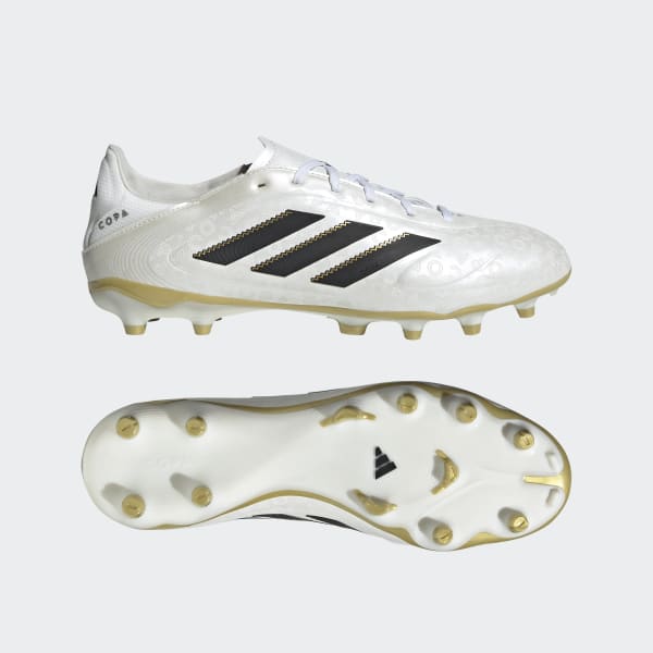 adidas Copa Pure 3 League Firm/Multi-Ground Cleats - White | Free