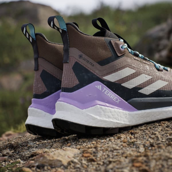 adidas Terrex Free Hiker 2.0 Gore-Tex Hiking Shoes - Brown | Free