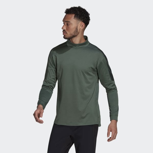 Green Workout Warm Long-Sleeve Top BZ040