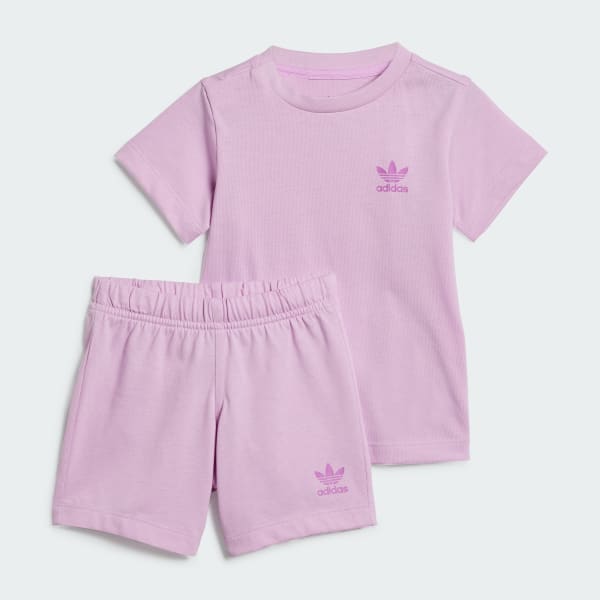 adidas Shorts and Tee Set - Purple | Kids' Lifestyle | adidas US
