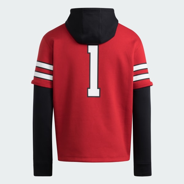 Vermelho Camisola Principal Com Capuz Texas Tech