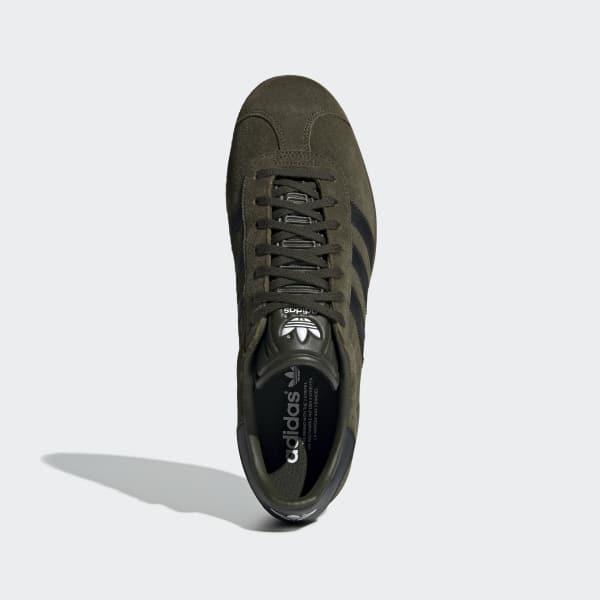 mens green gazelle trainers