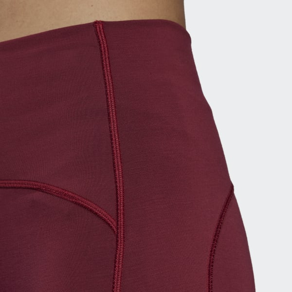 Burgendur adidas by Stella McCartney TrueStrength Yoga Leggings MBI68