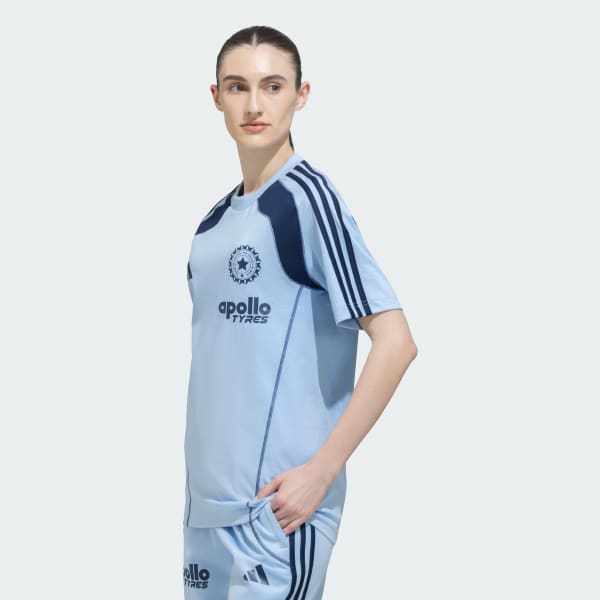 Blue INDIA CRICKET TRAVEL T-SHIRT