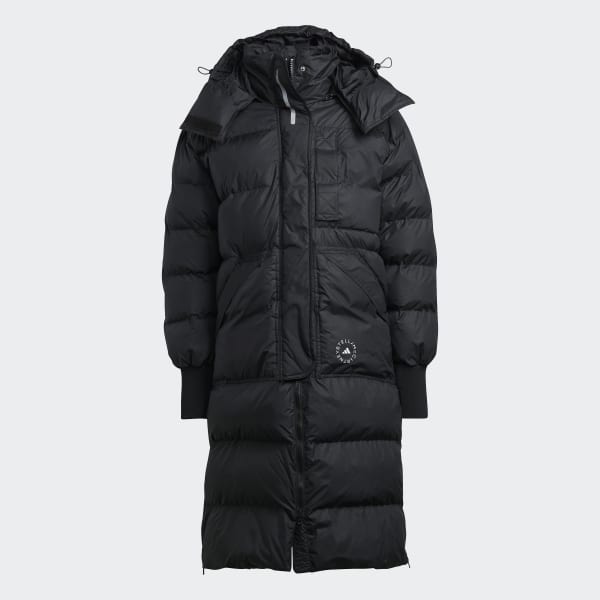 Sort adidas by Stella McCartney Long Padded Winter jakke