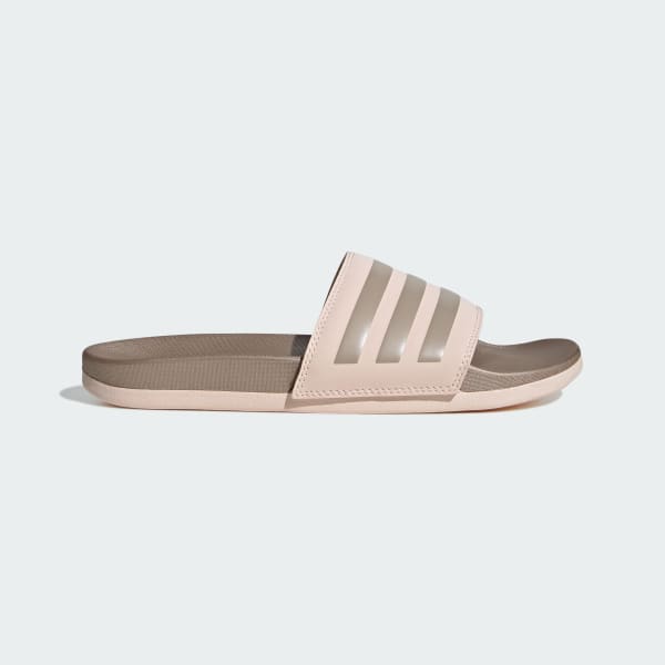 White Adilette Comfort Slides
