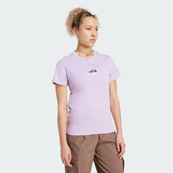 Purple Terrex Outdoor Athlete Graphic Tee