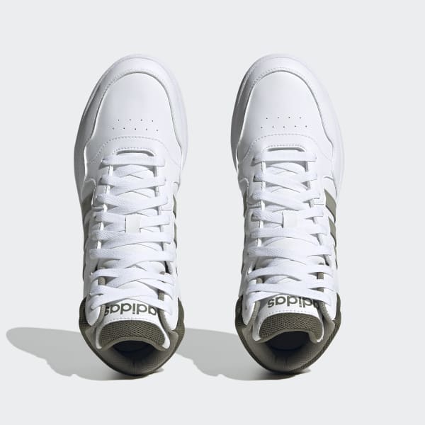 White Hoops 3.0 Mid Classic Vintage Shoes