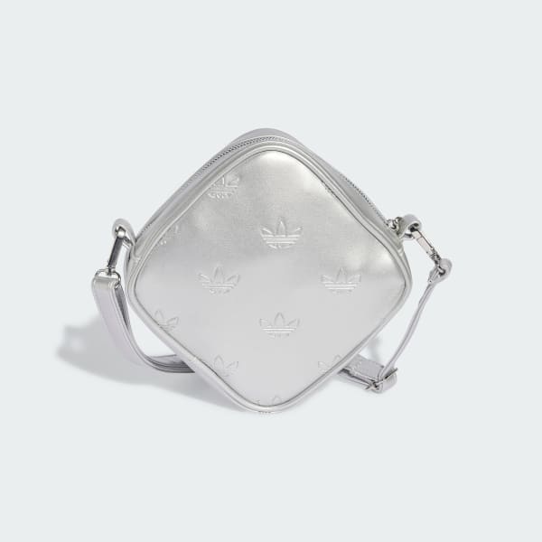 Plata Bolso con forma de diamante Adicolor