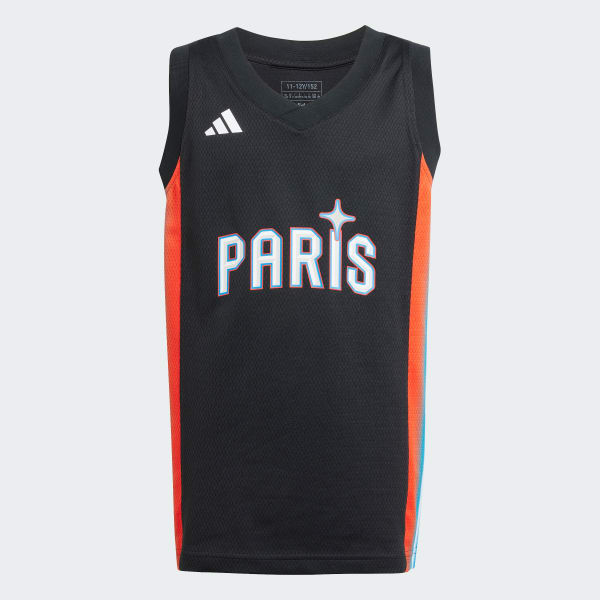 Maillot extérieur Paris Basketball Enfants Noir adidas adidas