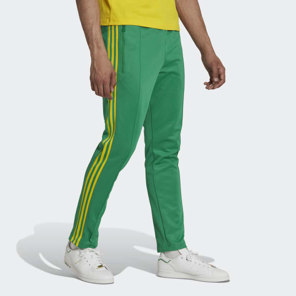 adidas Men's Lifestyle Beckenbauer Track Pants - Green | Free Shipping ...