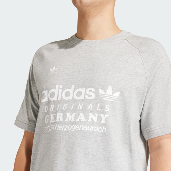 Grey Retro Graphic Tee