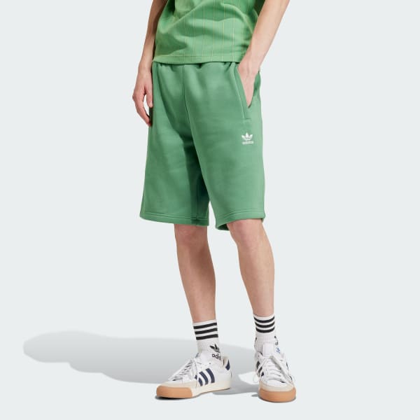 Neon green new arrivals adidas shorts