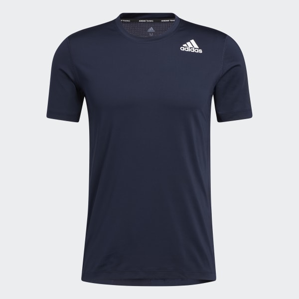 Blue Techfit Fitted Tee