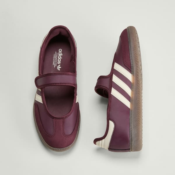 Burgundy Samba Jane Shoes