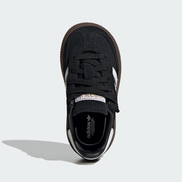 Schwarz Handball Spezial Comfort Closure Elastic Lace Kids Schuh
