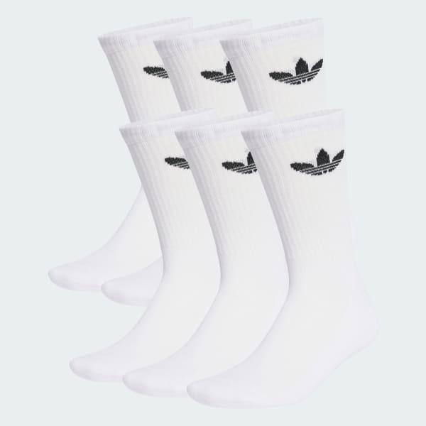 Bianco Calze Trefoil Cushion Crew (6 paia)