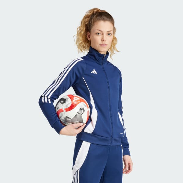 Blue Tiro 24 Training Jacket