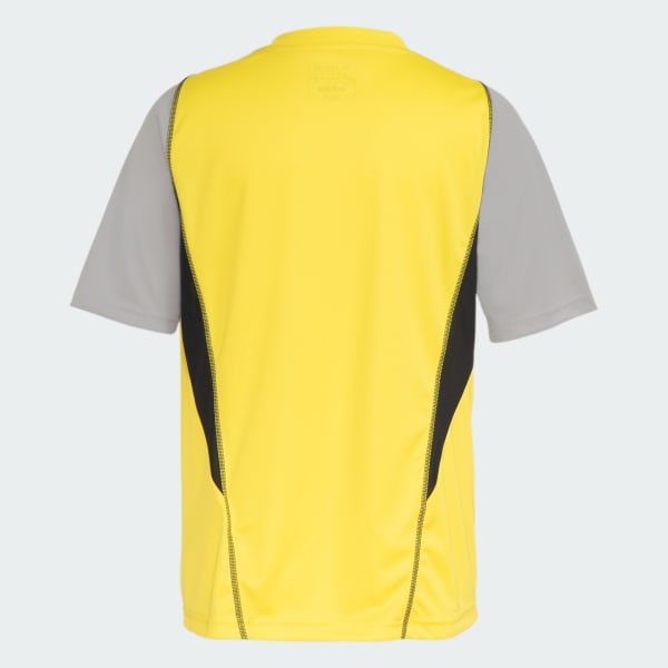 Amarelo Camisa Treino Atleta Infantil Flamengo 24/25