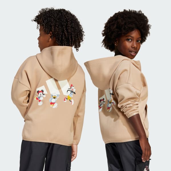 Kahverengi ADIDAS DISNEY MICKEY MOUSE FERMUARLI ÜST