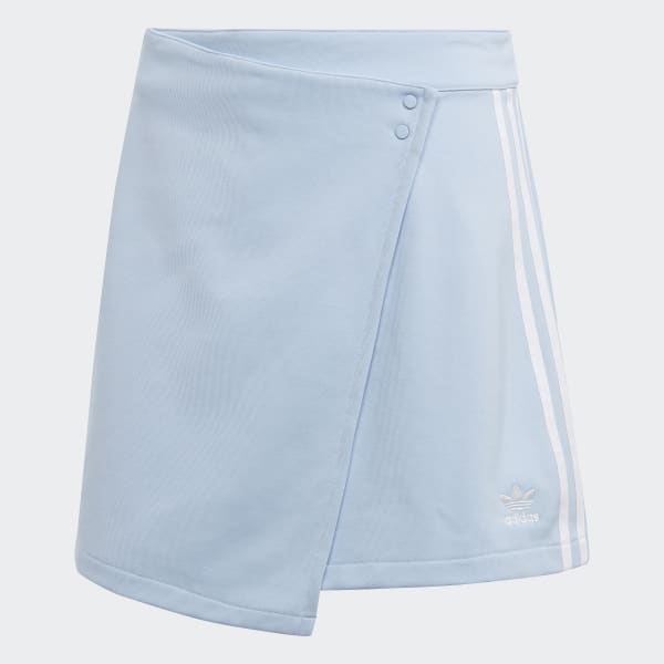 Blue Adicolor Classics 3-Stripes Short Wrapping Skirt