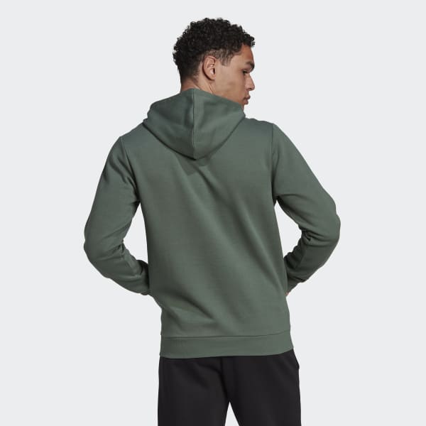 adidas Essentials Fleece 3-Stripes Logo Hoodie - Green | adidas Deutschland
