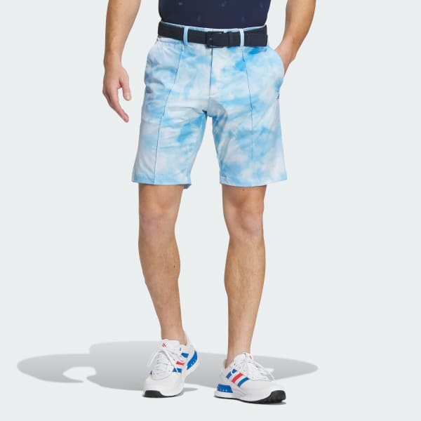 Blue Playgreen Allover Print Shorts