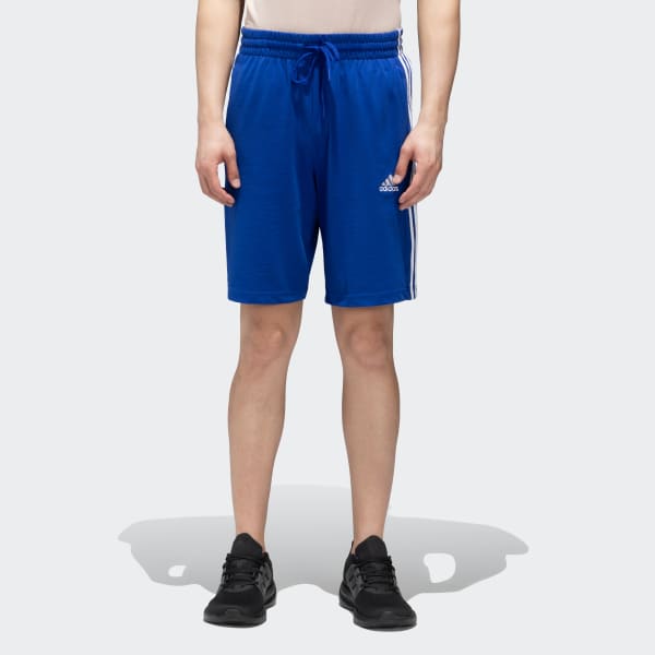 adidas 3 STRIPES SINGLE JERSEY 10 SHORTS Blue adidas India