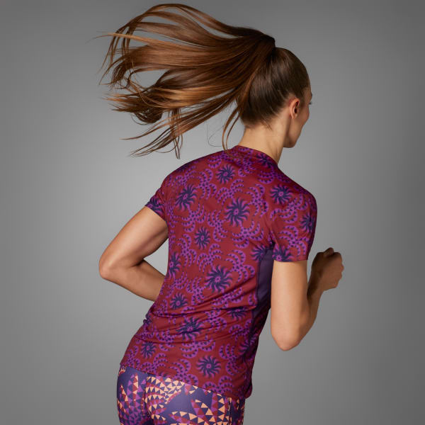 Roxo Camiseta Adizero x FARM