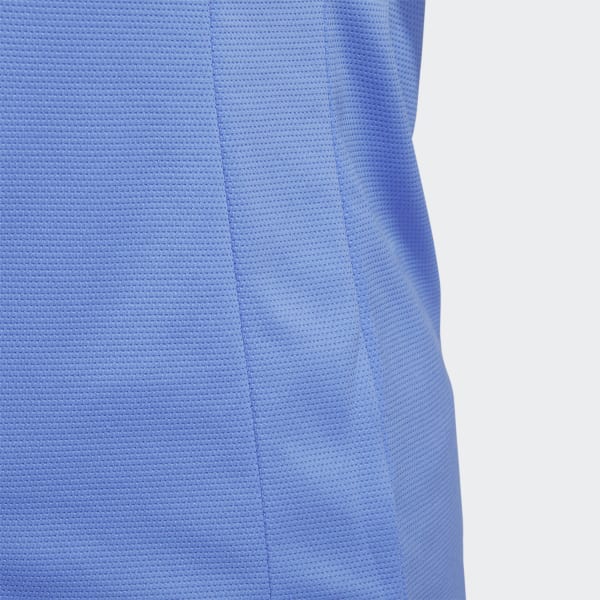 adidas Texture Golf Polo Shirt (Plus Size) - Blue