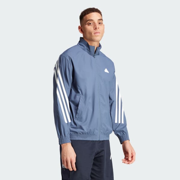 Blue Future Icons 3-Stripes Woven Track Jacket
