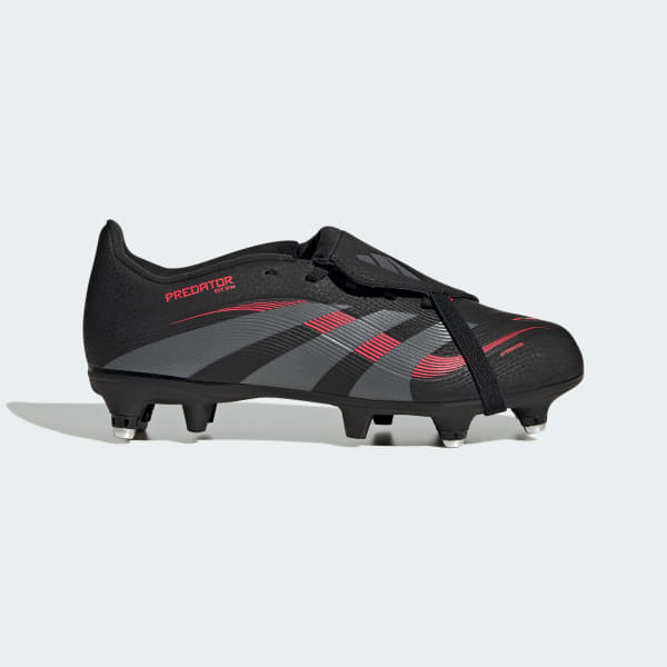 Nero Scarpe da calcio Predator League Fold-Over Tongue Soft Ground Kids
