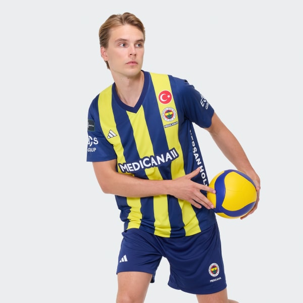Blue Fenerbahçe Men Volleyball Jersey