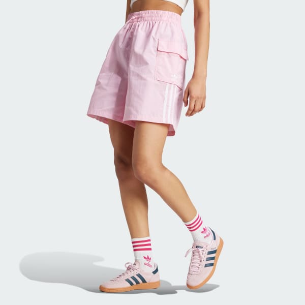 adidas Adicolor Cargo Shorts Pink Free Shipping with adiClub adidas Canada