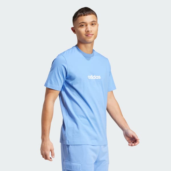 Blu T-shirt Essentials Linear Single Jersey
