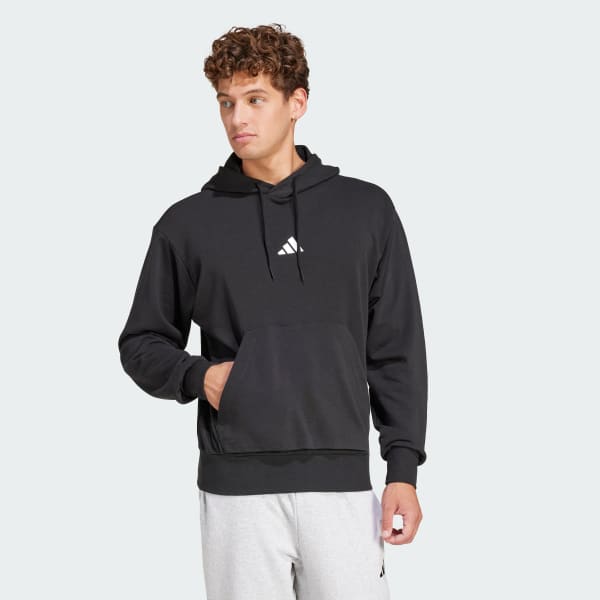 Schwarz Essentials Feelcozy French Terry Hoodie