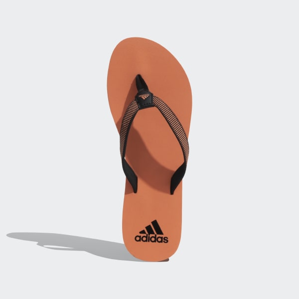 Adidas orange online flip flops