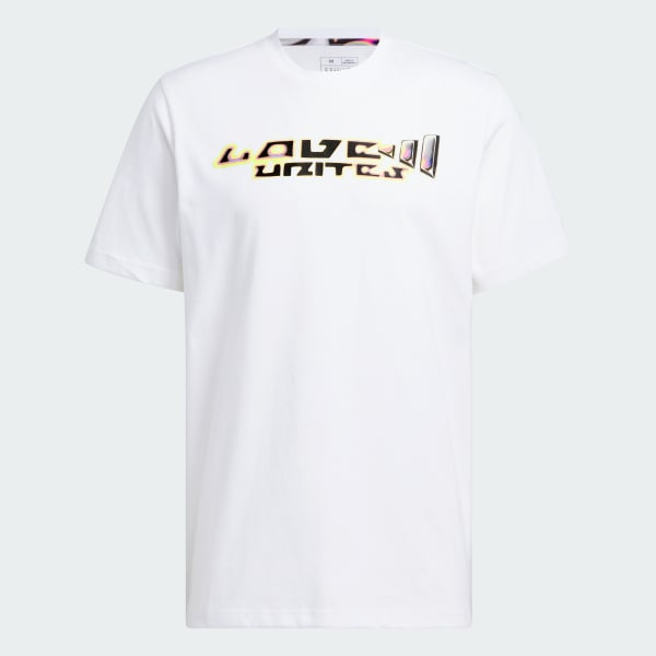 สีขาว เสื้อยืดพิมพ์ลาย Pride