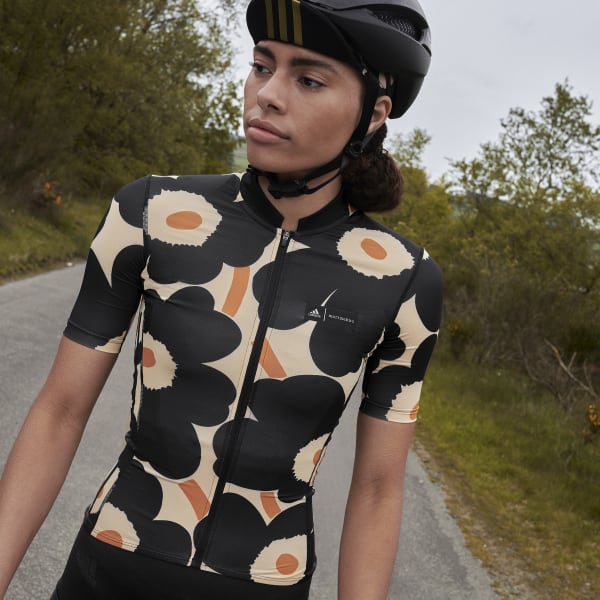 Rosa Maillot de Ciclismo The Marimeko Estampado