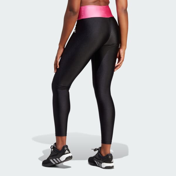 Calça legging feminina Adidas Fab Climalite Essentials, Preto, X-Large :  : Esporte