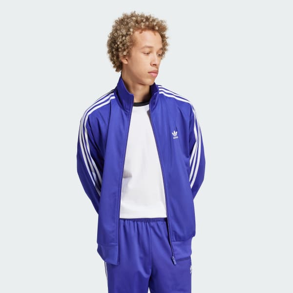 Adidas originals firebird track top purple on sale